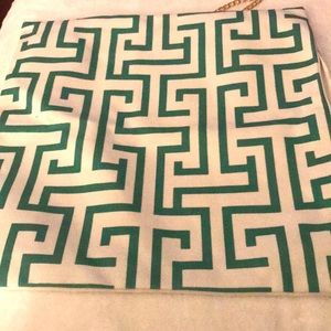 Pillow covers beige and green linen